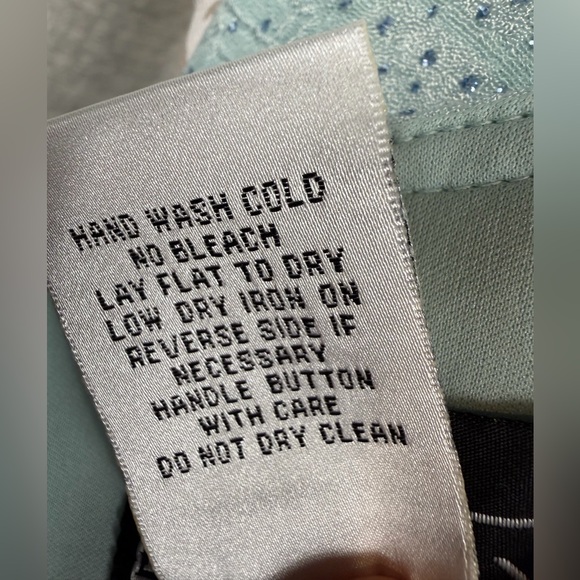 Alex Evenings 2-Piece Formal Gown Set Sage Green 14P Petite Lace Jacket & dress - Picture 6 of 10